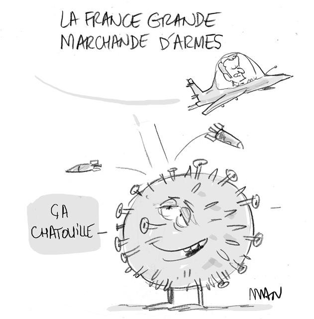 Dessin de presse : Armes presse : Armes