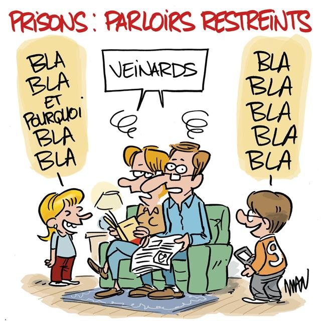 Dessin de presse : Parloirs presse : Parloirs