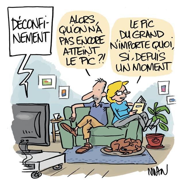 Dessin de presse : Déconfinement presse : Déconfinement