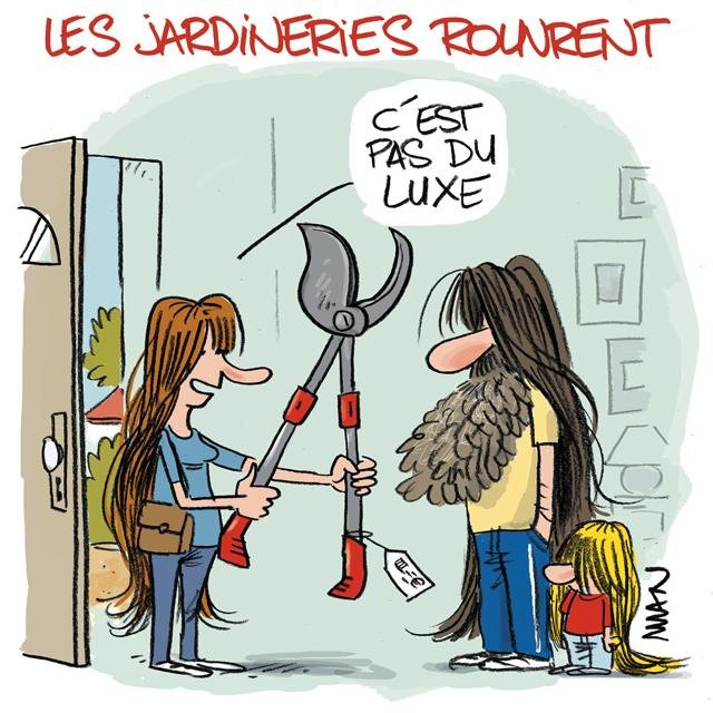 Dessin de presse : Coronavirus-Jardineries presse : Coronavirus-Jardineries