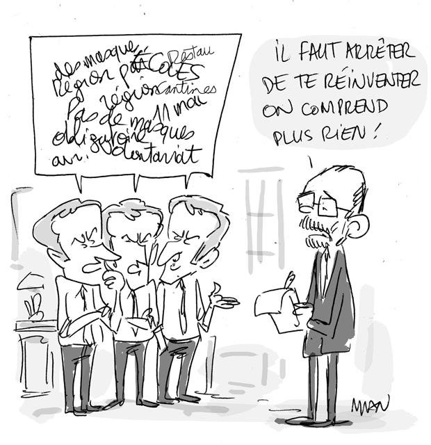 Dessin de presse : Coronavirus-Réinventer presse : Coronavirus-Réinventer