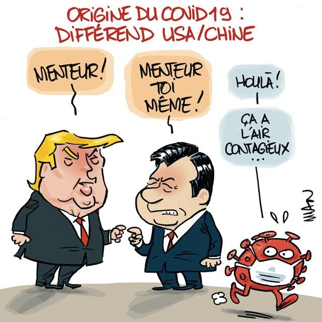 Dessin de presse : USA/Chine presse : USA/Chine