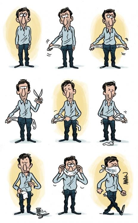 Dessin de presse : Fonds de poches presse : Fonds de poches