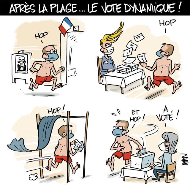 Dessin de presse : Vote dynamique presse : Vote dynamique