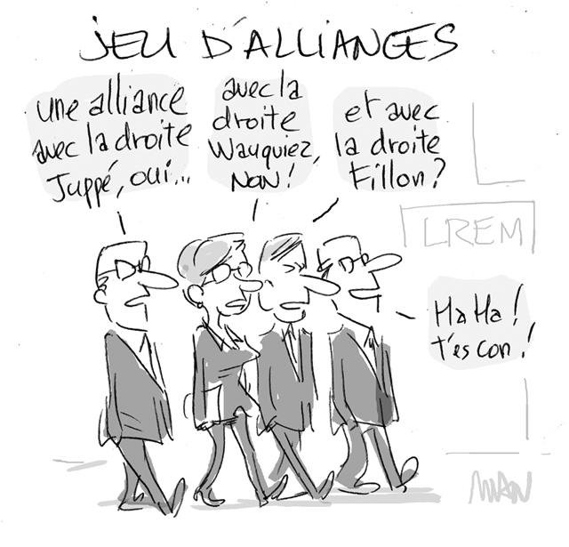 Dessin de presse : Alliances presse : Alliances