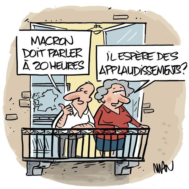 Dessin de presse : Applaudissements presse : Applaudissements