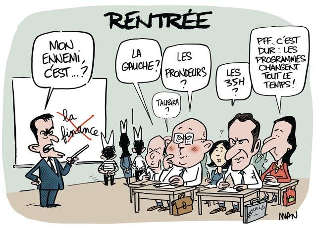 Dessin de presse : Rentrée14 presse : Rentrée14