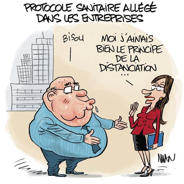Dessin de presse : Bise presse : Bise