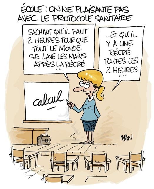 Dessin de presse : Récré presse : Récré