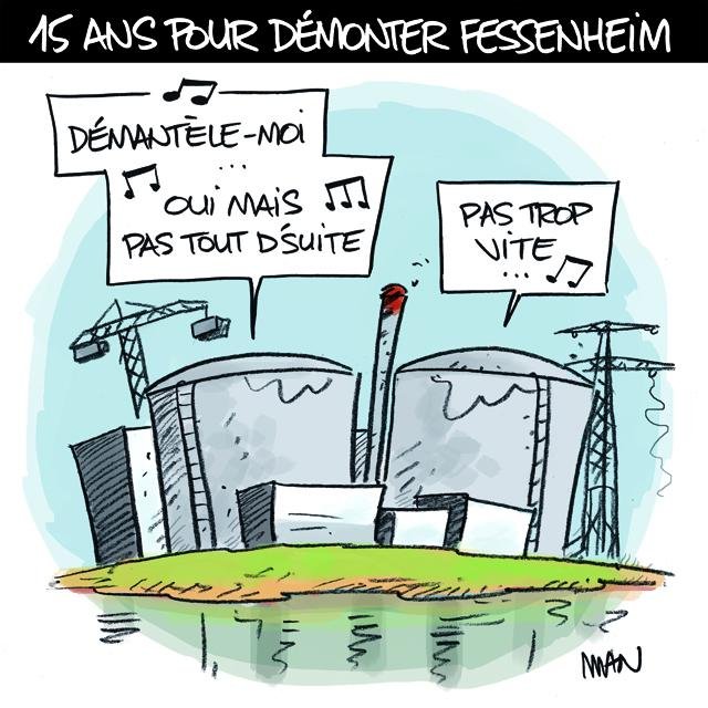 Dessin de presse : Fessenheim-15ans presse : Fessenheim-15ans