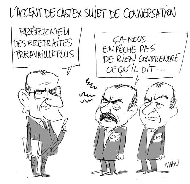 Dessin de presse : Castex presse : Castex