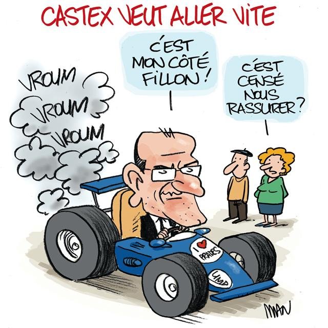 Dessin de presse : Castex-Vite presse : Castex-Vite