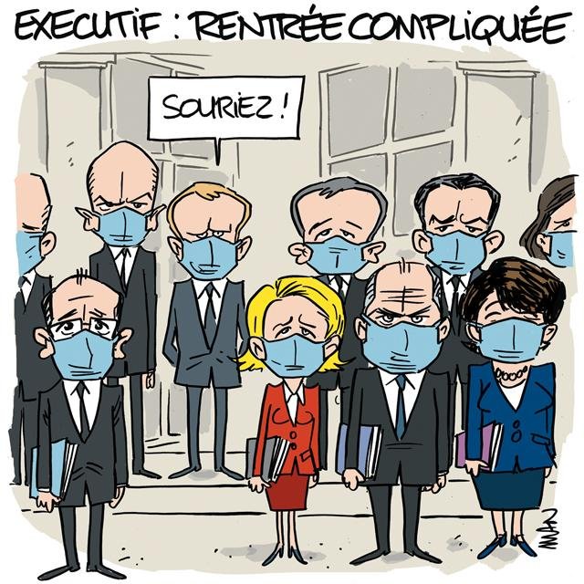 Dessin de presse : Exécutif presse : Exécutif