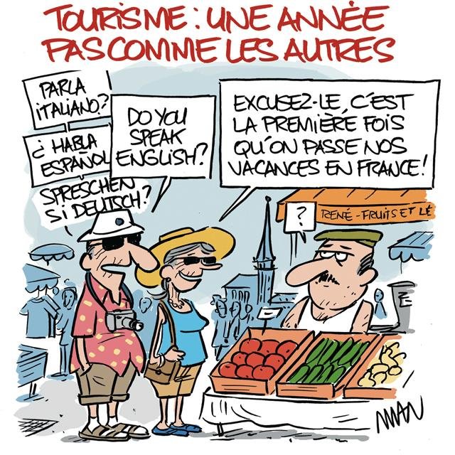 Dessin de presse : Tourisme presse : Tourisme
