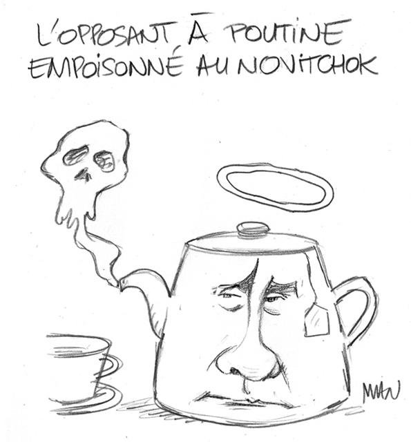 Dessin de presse : Novitchok presse : Novitchok