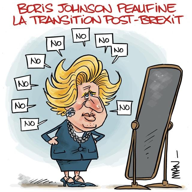 Dessin de presse : Post-Brexit presse : Post-Brexit