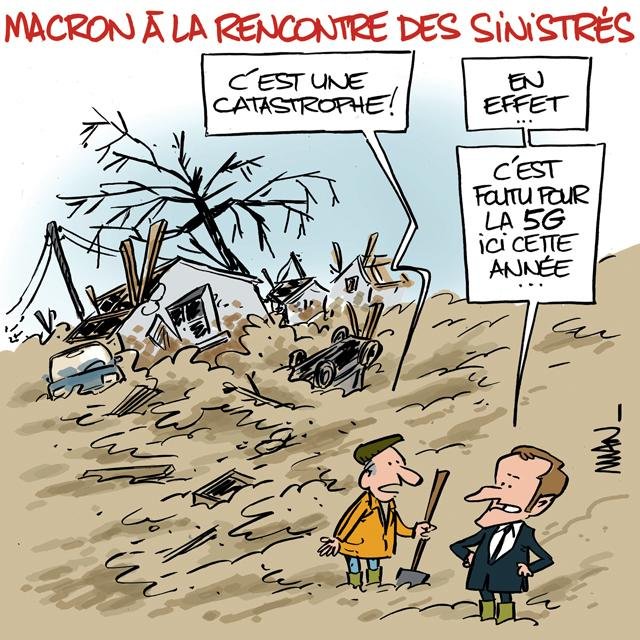 Dessin de presse : Sinistrés presse : Sinistrés