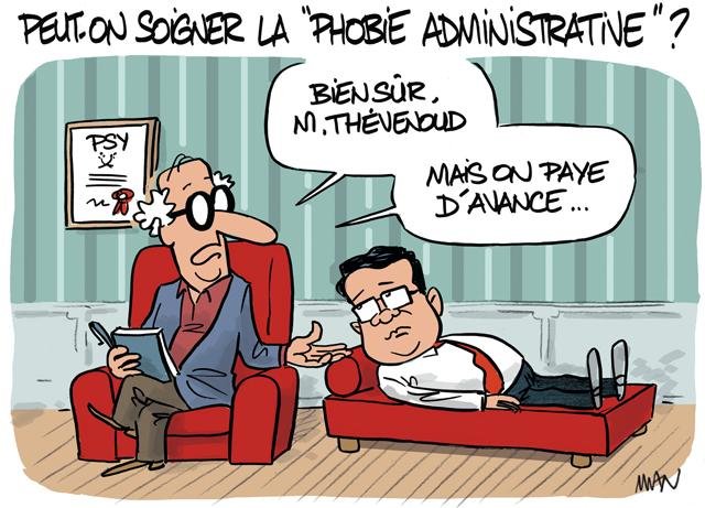 Dessin de presse : Phobie presse : Phobie