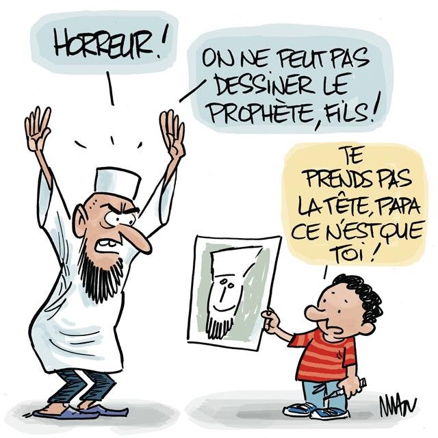 Dessin de presse : Tête presse : Tête
