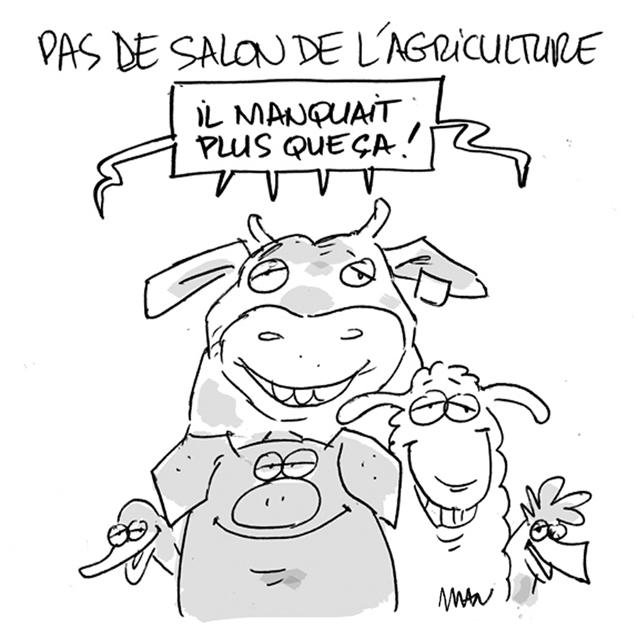 Dessin de presse : Salon de l'agriculture presse : Salon de l'agriculture