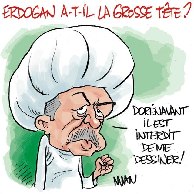 Dessin de presse : Grosse tête presse : Grosse tête