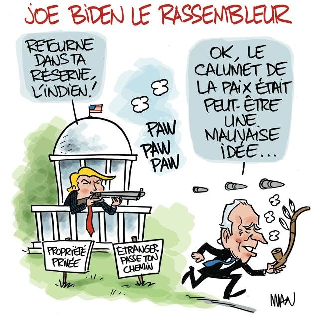 Dessin de presse : Calumet presse : Calumet