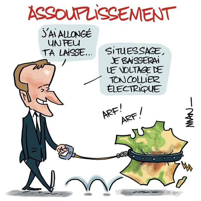 Dessin de presse : Assouplissement presse : Assouplissement