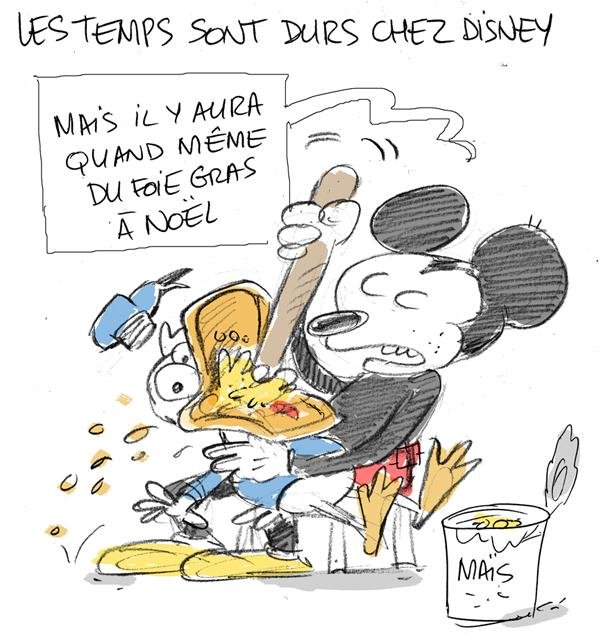 Dessin de presse : Disney presse : Disney