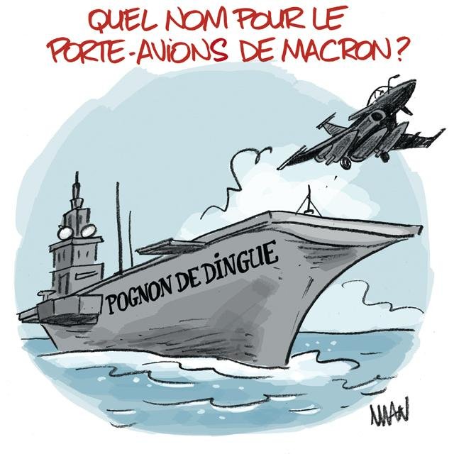 Dessin de presse : Porte Navions presse : Porte Navions