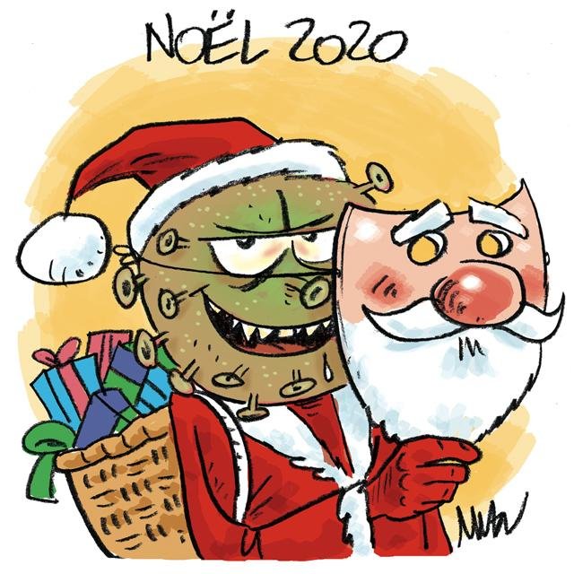 Dessin de presse : Noël 2020 presse : Noël 2020