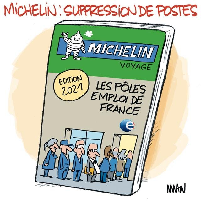 Dessin de presse : Michelin presse : Michelin