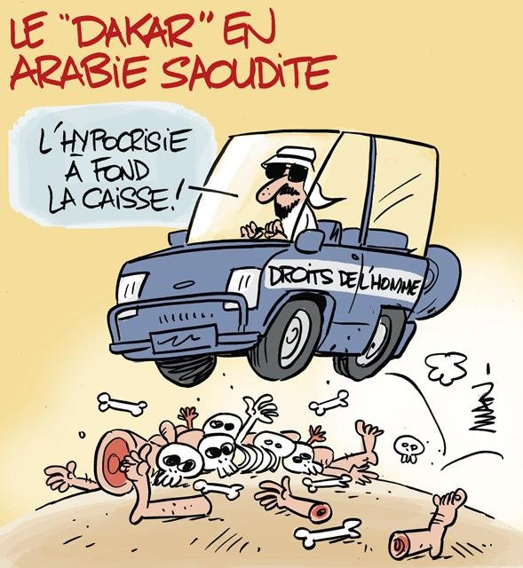 Dessin de presse : Rallye presse : Rallye