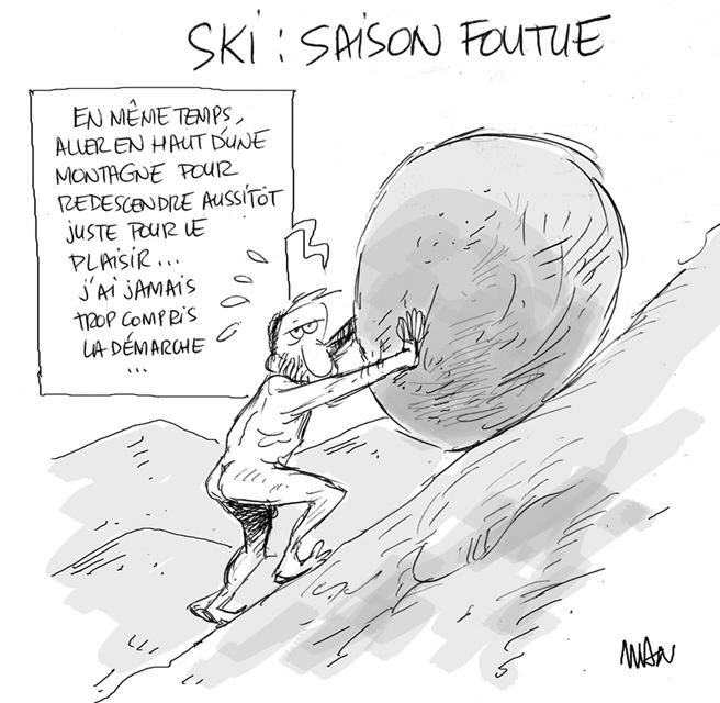 Dessin de presse : Sisyphe presse : Sisyphe