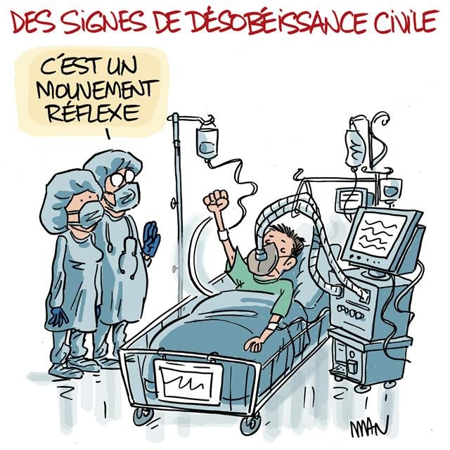 Dessin de presse : Désobéissance presse : Désobéissance
