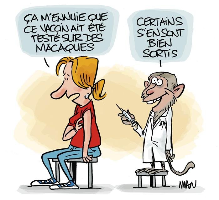 Dessin de presse : Macaques presse : Macaques
