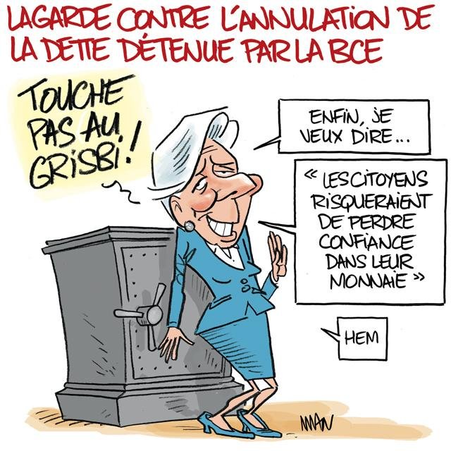 Dessin de presse : Dette presse : Dette