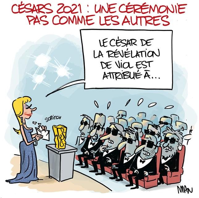 Dessin de presse : Révélation Cesars presse : Révélation Cesars