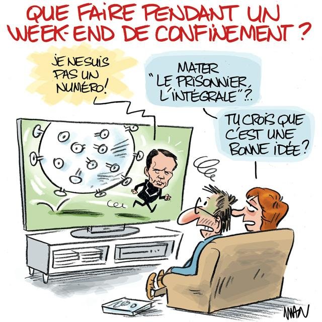 Dessin de presse : Le prisonnier presse : Le prisonnier