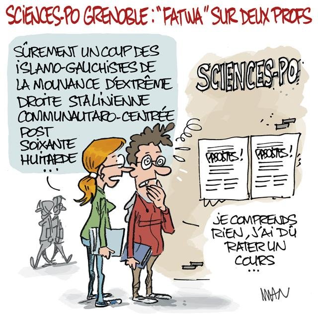 Dessin de presse : Sciences-Po presse : Sciences-Po