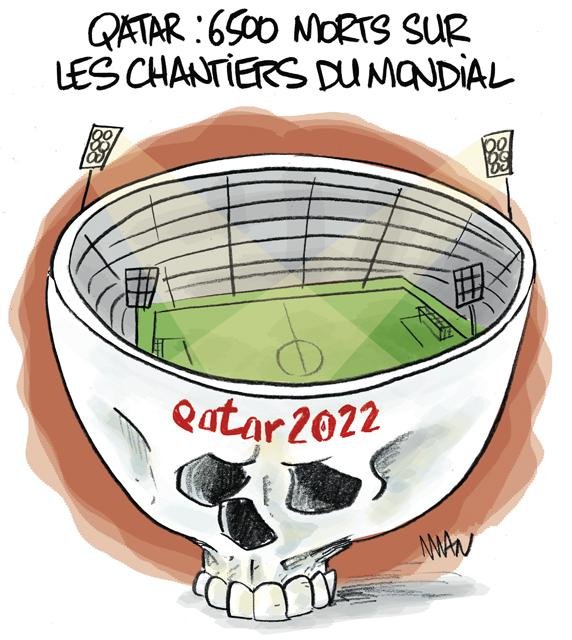 Dessin de presse : Qatar2022 presse : Qatar2022