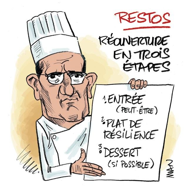 Dessin de presse : Réouverture presse : Réouverture