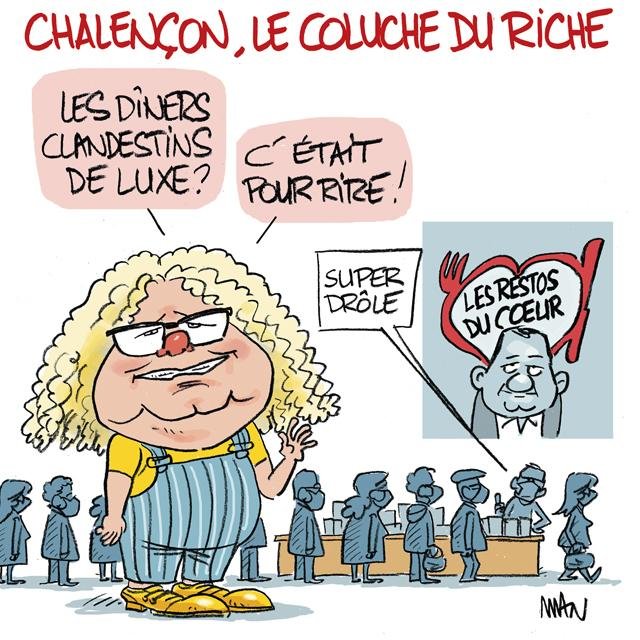 Dessin de presse : Dîners clandestins presse : Dîners clandestins
