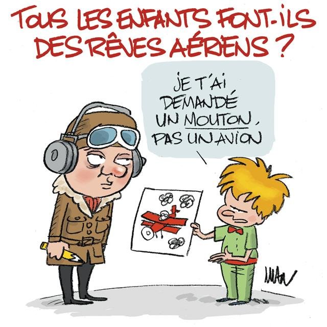 Dessin de presse : Rêves aériens presse : Rêves aériens