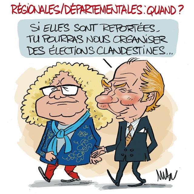 Dessin de presse : Elections clandé presse : Elections clandé