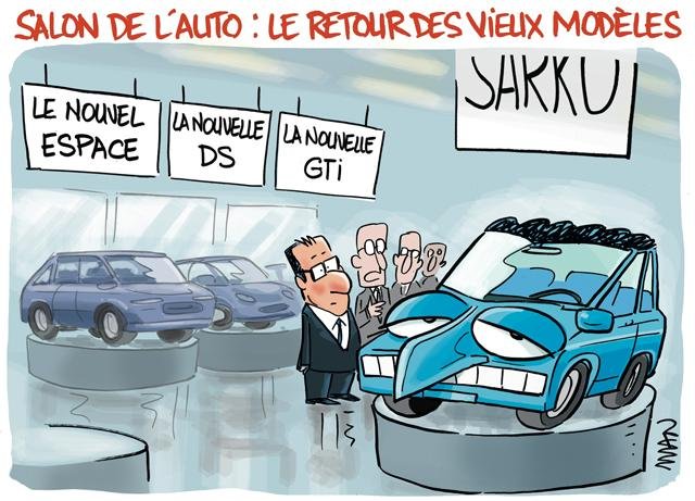 Dessin de presse : Sarkauto presse : Sarkauto