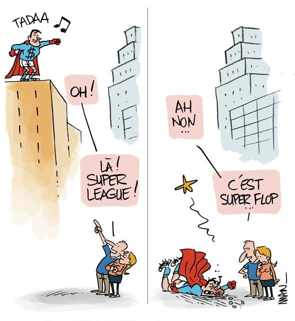 Dessin de presse : Super league presse : Super league