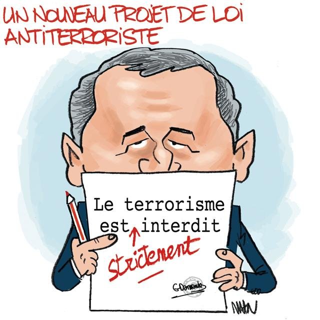 Dessin de presse : Antiterrorisme presse : Antiterrorisme