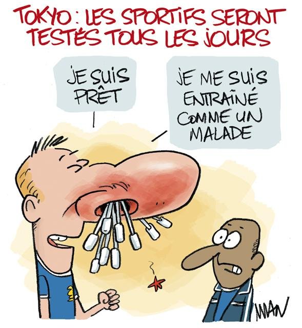 Dessin de presse : Tokyo tests presse : Tokyo tests