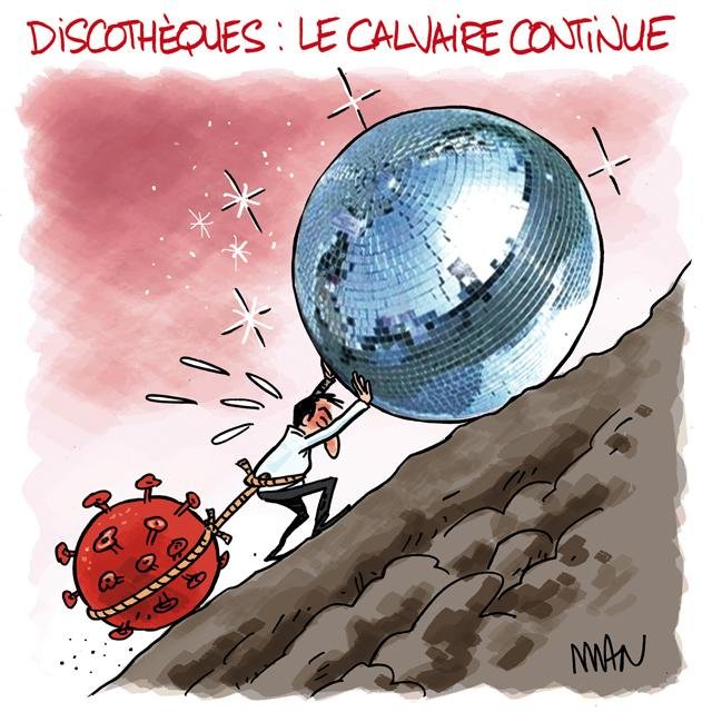Dessin de presse : Discothèques presse : Discothèques
