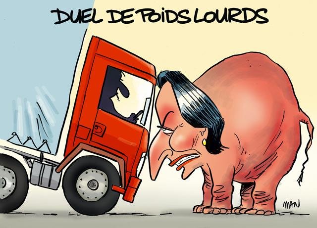Dessin de presse : Poids lourds presse : Poids lourds